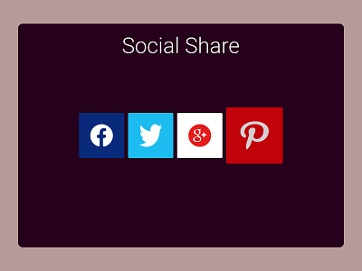 Social share design social share ui
