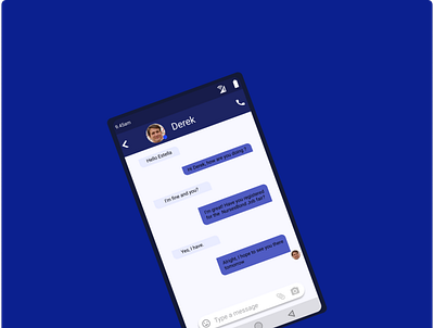 Direct Messaging design ui