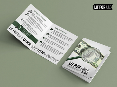 Lit for Life Brochure ad campaign brochure brochure design brochure layout campaign design education non profit non profit nonprofit