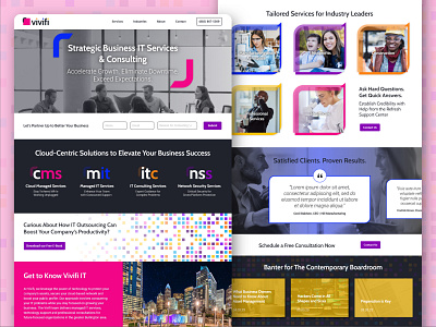Vivifi Homepage Design