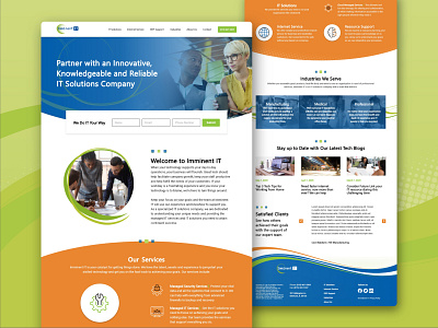 ImminentIT Homepage Design