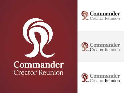Commander Creator Reunion logo brand branding design event event branding family reunion logo logo design logodesign