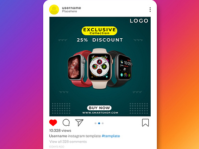 Smartwatch Social Media Banner