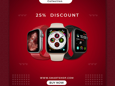 Smart Watch Social Media Design