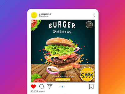 Fast Food Social Media Banner