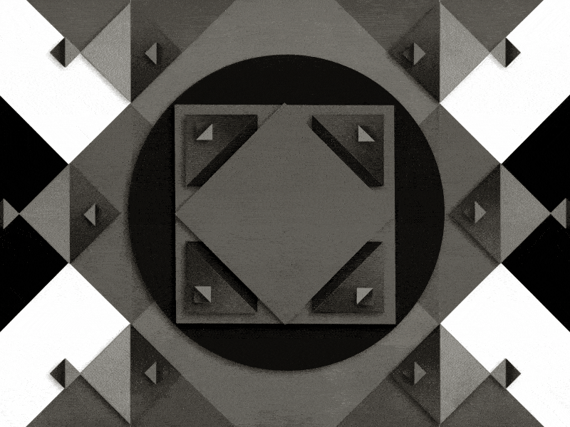 Transforming Shapes I 2d abstract animation complex geometric minimal shapes transform