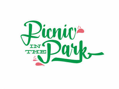 Picnic in the Park logo script