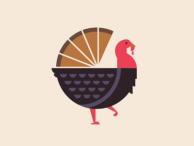 Gobble Gobble gobble icon logo mark thanks thanksgiving turkey vector