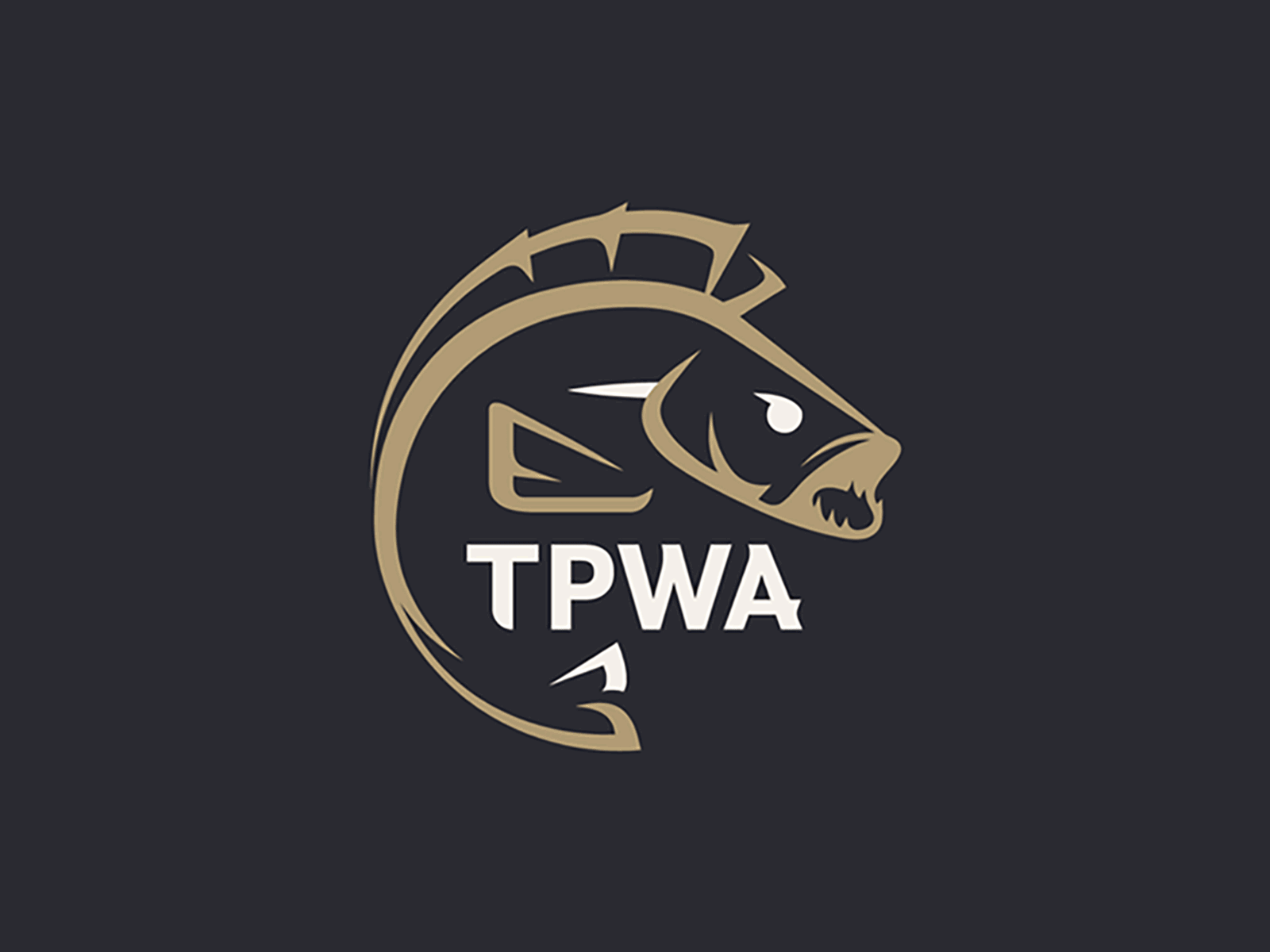 Twin Ports Walleye Association badge fish fishing icon identity illustration lake lockup logo logo design logotype mark minnesota vector water