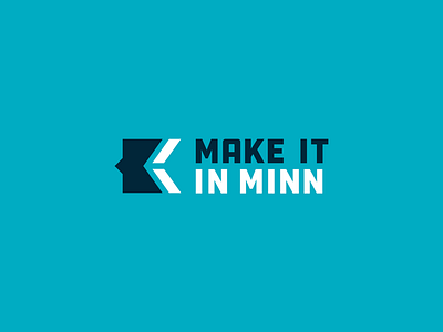 Make It In Minnesota branding chamber design ecommerce economics economy growth icon identity logo mark minnesota vector