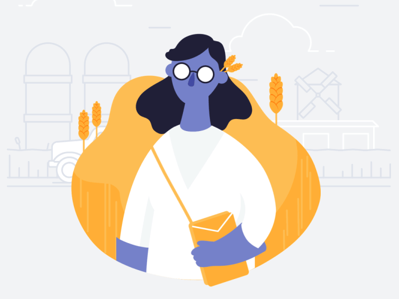 Download Agronomist / back to 1950 by Studio Infografika on Dribbble