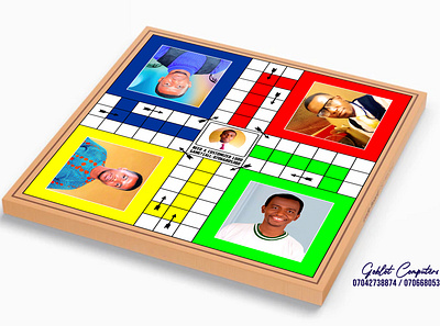 CUSTOMIZED LUDO BOARD 3d animation branding graphic design logo motion graphics ui