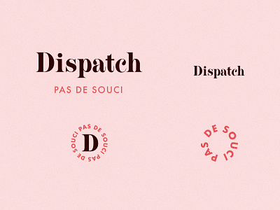 Dispatch branding chris bliss design dispatch graphic design icon identity logo vector visual identity wordmark