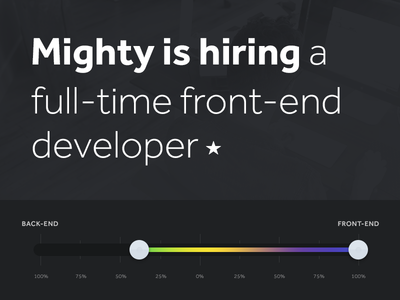 Mighty Frontend Dev