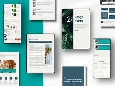 Helthy lifestyle program template