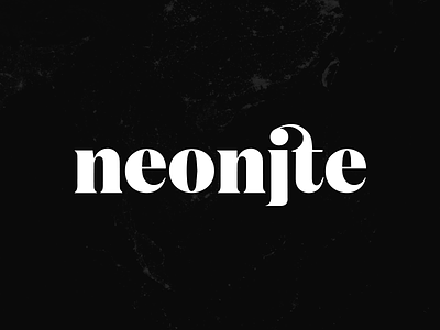 Neonite Logo branding bw hong kong logo map neonite