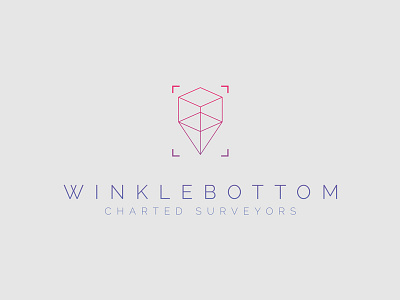 Winkle bottom logo and card design architect flat gradient icon linear logo design logo modern minimal simple