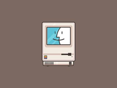 Classic Mac character e commerce flat flat design icon logo logo design mac minimal office social ui