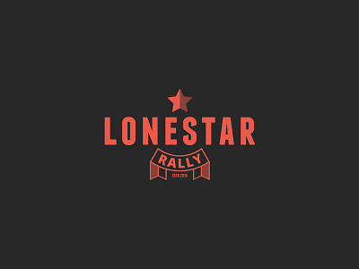 Lone Star Rally brand clean icon logo logo design logotype mark minimal retro star symbol vintage