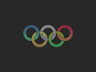 Olympics Logo brand clean icon identity logo logo design logotype mark minimal olympics symbol ui