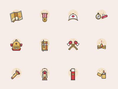 Camping Icons