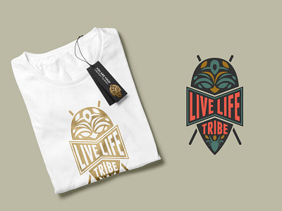 Live Life Tribe Logo branding icon identity lifestyle logo logo design skate surf symbol tribe