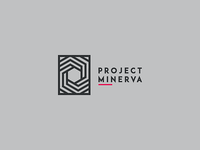 Project Minerva Logo brand clean geometric icon identity logo mark minimal scandinavian swiss symbol