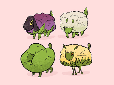 Cauliflower Sheep Concept Art