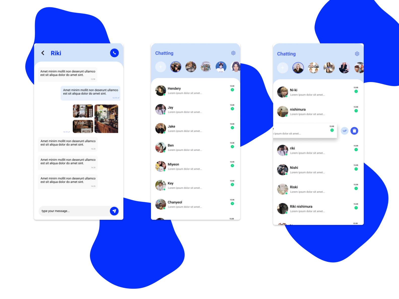 Chat App by Alya Annisa H. on Dribbble