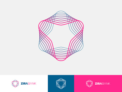 ZIRA Bank branding ui design