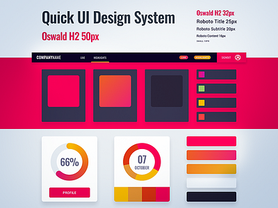 Quick UI Design System 2