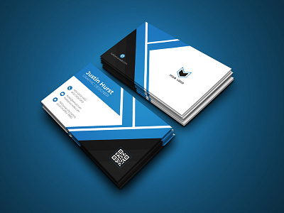 Clean Creative Business Card Design template