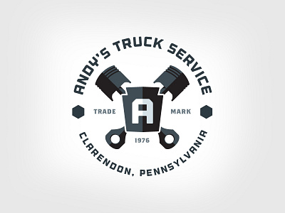 Andy's Truck Service branding logo