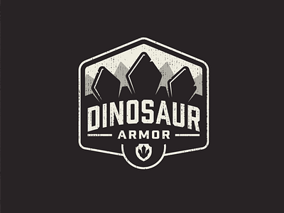 Dinosaur Armor 1 armor armour badge dinosaur exhibit history jurassic logo museum pennsylvania pittsburgh vintage