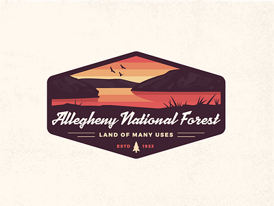 Allegheny National Forest allegheny badge forest logo pa patch pennsylvania
