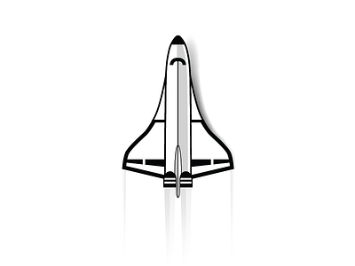 Space Shuttle blackwhite icon nasa space space shuttle