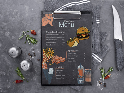 latest Menu resturant designs for you