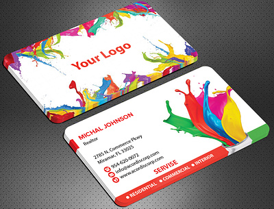 Business Card Design branding business card design business card mockup business card template business cards design fazlulkarimfarid graphic design letterhead letterhead design logo