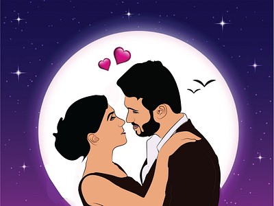 couple illustration design