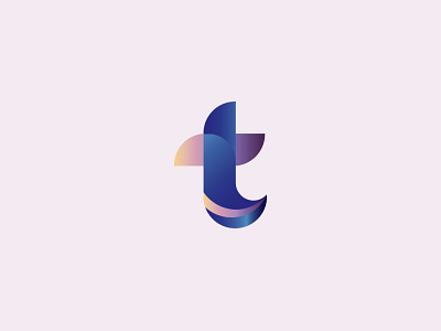 Personal T logo by Tajriyan Rahman on Dribbble