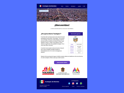 Ecatepec de Morelos Website design ecatepec light ui web website website design