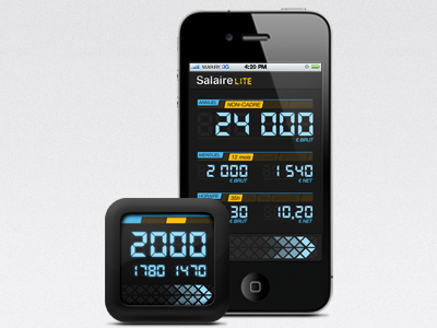 Simple calculator app app calculator dark digital icon iphone preview