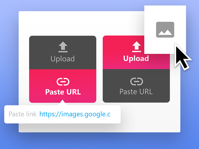 File Upload drop drag dragdrop ux ui gradient upload file