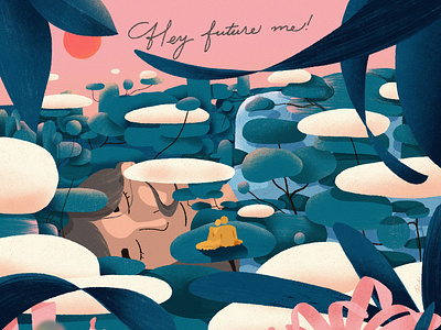 Illustration for Hey Future Me Campaign