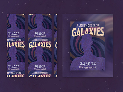 Stop motion animation: Music video, Galaxies
Promotional poster