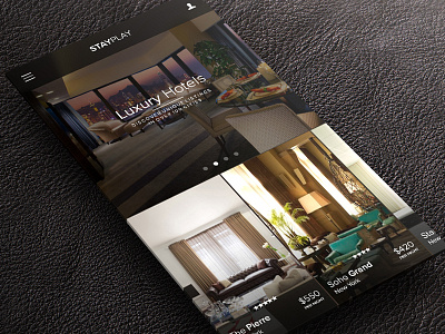 2014 - Hotel Reservation screen app hotel iphone luxury reservation