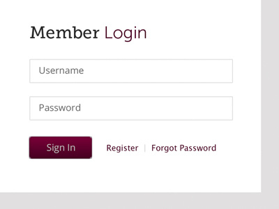 Login for healthcare website button field form login sign in ui