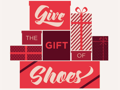 Give The Gift Of Shoes christmas gifts holiday marketing presents shoes