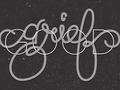 Good Grief hand lettering hand type lettering type typography
