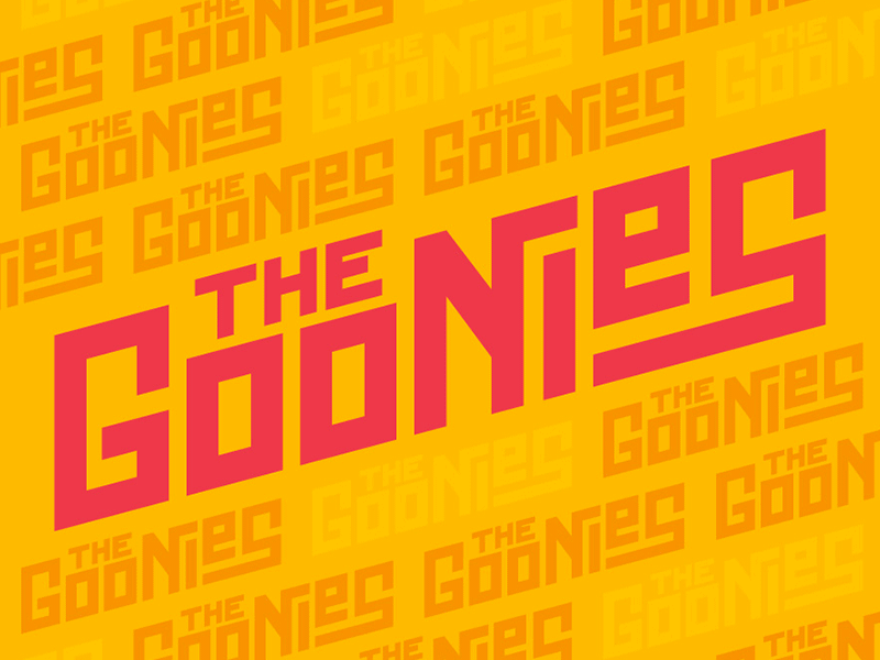Movies hand lettering illustrator movies the goonies the ring the thing the woods type typography